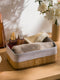 Foldable Bamboo Basket 26x16x10 Cm